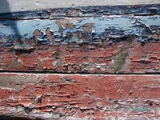 Red And Blue Cracked And Peeling Paint Royalty Free Stock Images Red And Blue Cracked And Peeling Paint Royalty Free Stock Images