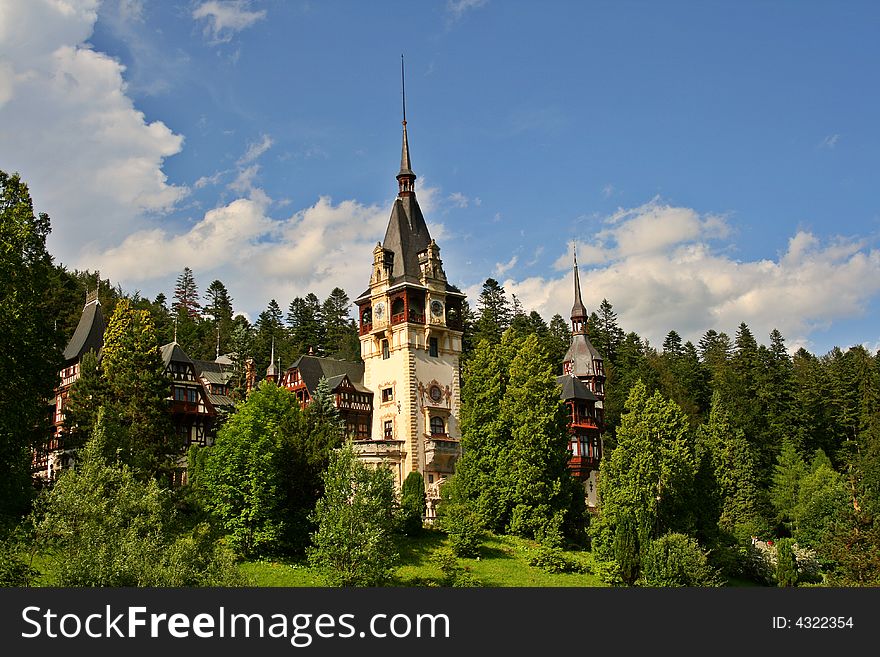 Peles castle in Romania, Hohenzollern
kings residence