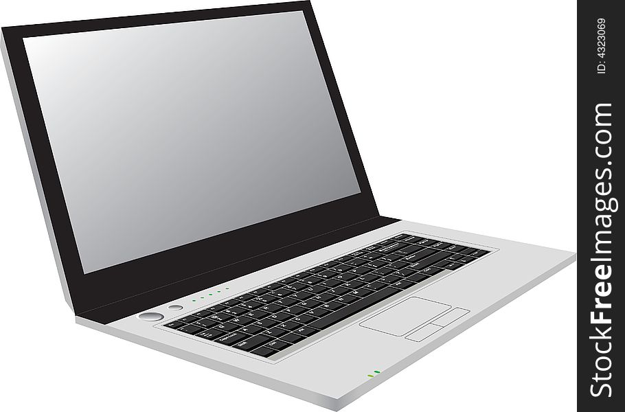 Laptop. Isolation on a white background .Vector illustration