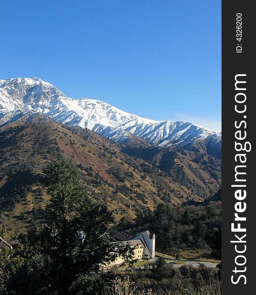 Hotel in mountains