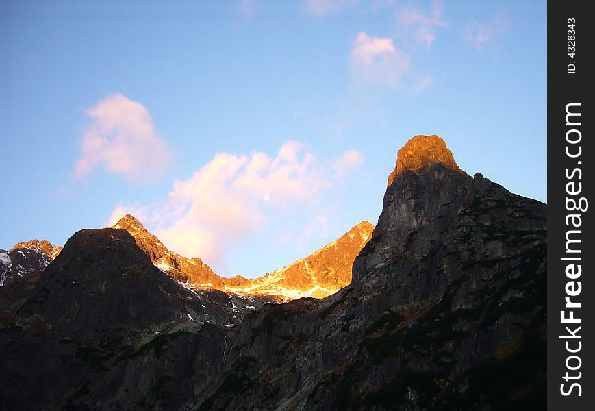 Tatry mountain in the Autumm