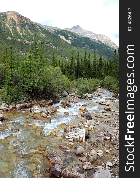 Mountains in the Canadian Rockies. Mountains in the Canadian Rockies