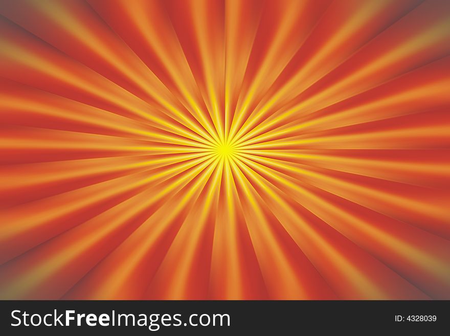 Abstract radiant shiny red background. Abstract radiant shiny red background