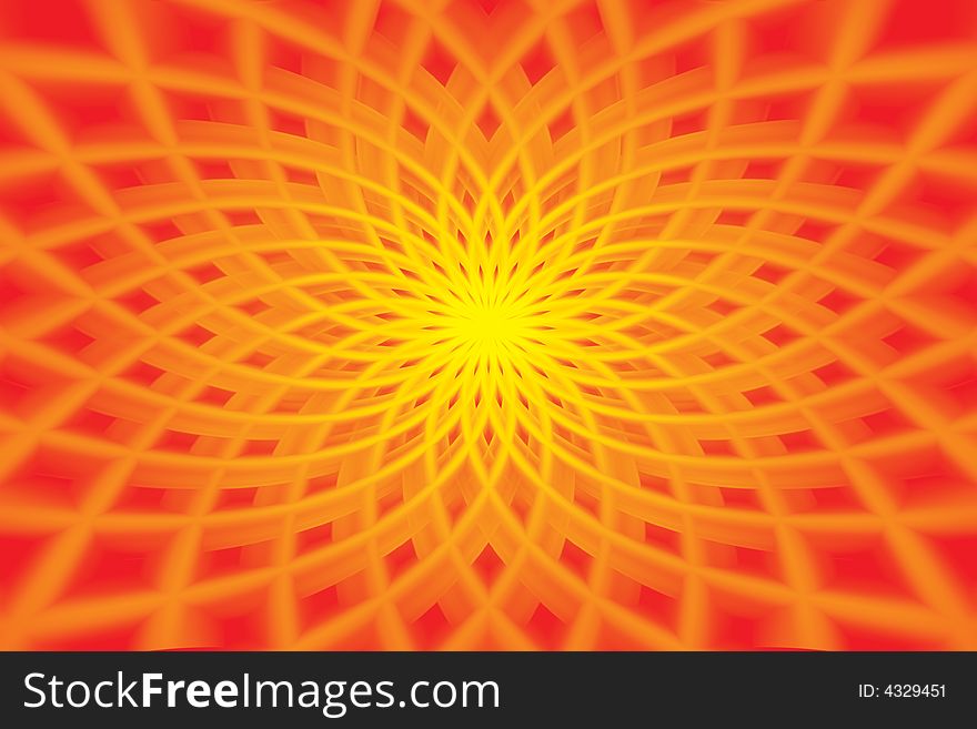 Abstract radiant shiny red background. Abstract radiant shiny red background