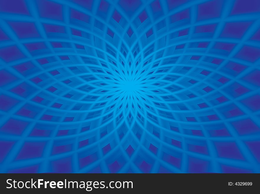 Abstract radiant shiny blue background. Abstract radiant shiny blue background