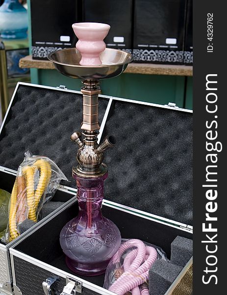 Hookah in the market in Old Jaffa, Israel