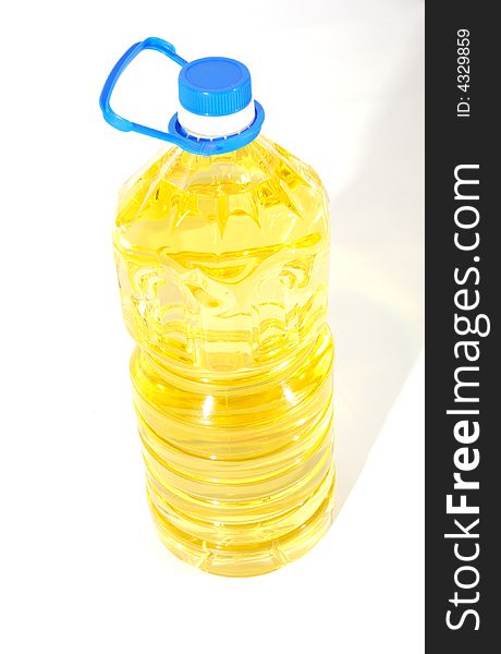 Sunflower oil canister abstract background