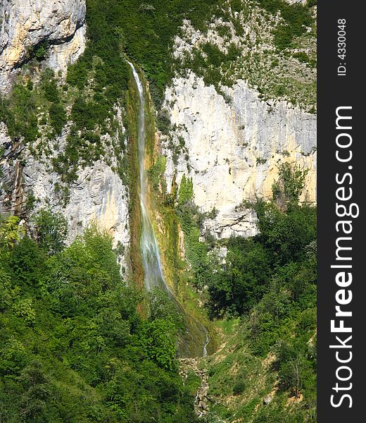 Waterfall In Ain, France