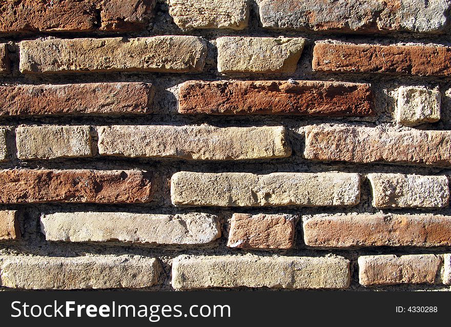 Good texture of old brick wal. Good texture of old brick wal