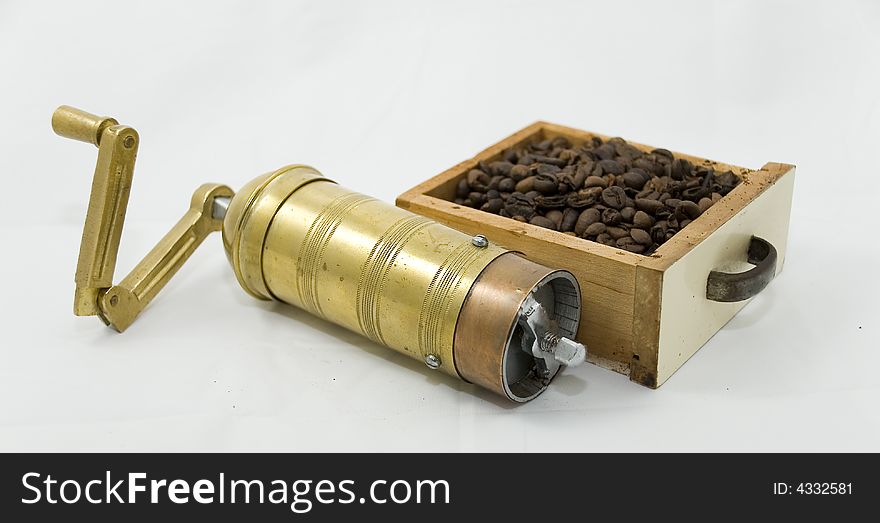 Grinder And Coffee