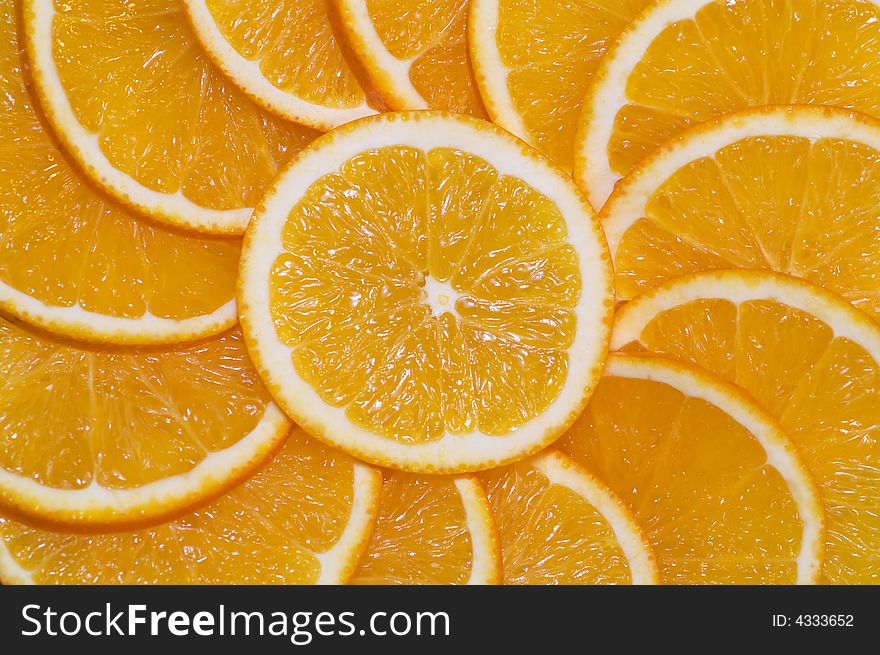 Orange Slices Ornament