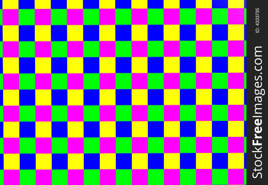 Color texture with red, yellow, greenand blue square