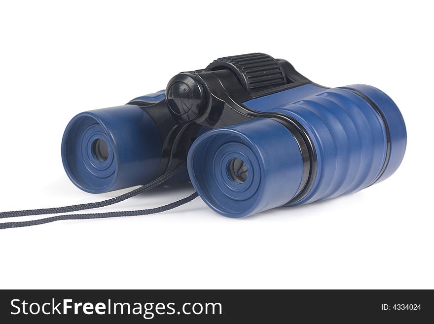 Binoculars isolated on white background