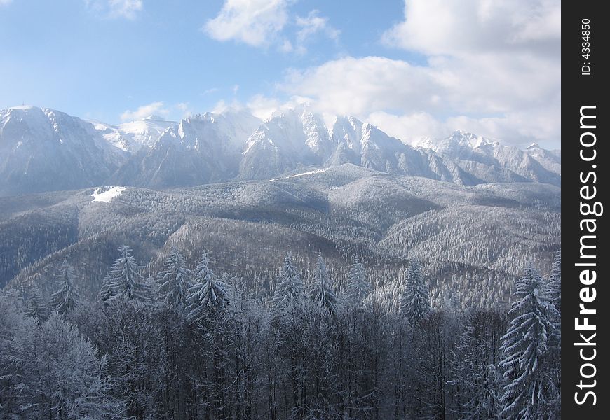 A trip on the romanian mountains. A trip on the romanian mountains