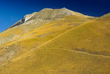 Mountain Monte Vettore - Italy Stock Image Mountain Monte Vettore - Italy Stock Image