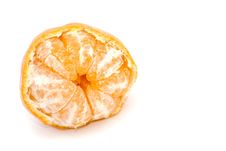 Half Peeled Mangarin Stock Image Half Peeled Mangarin Stock Image