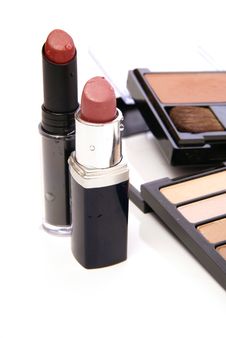 Moist Lipsticks Vertical Stock Photography