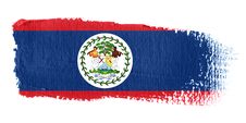 Brushstroke Flag Belize Royalty Free Stock Photo Brushstroke Flag Belize Royalty Free Stock Photo