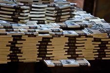 Pile Of Banknotes Stock Images