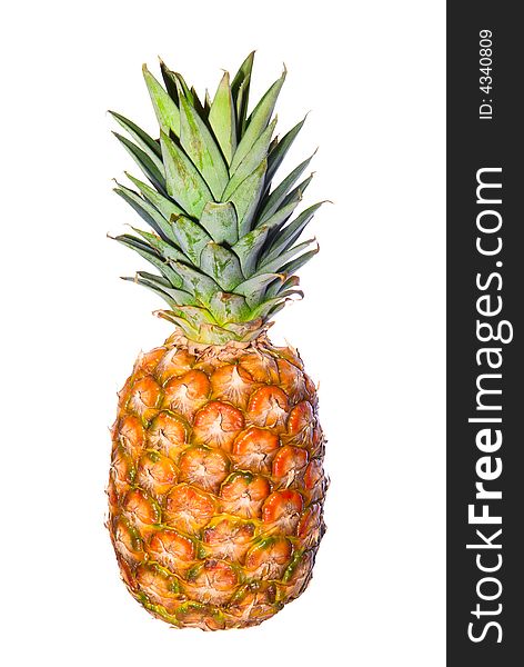 Pineapple isolated on white background