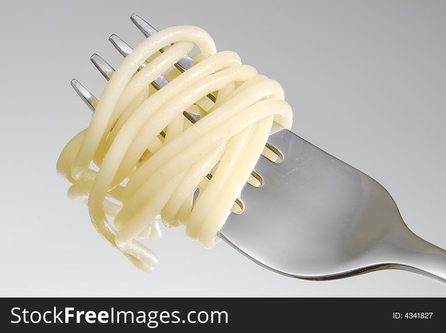 Lot of Spaghetti on a fork