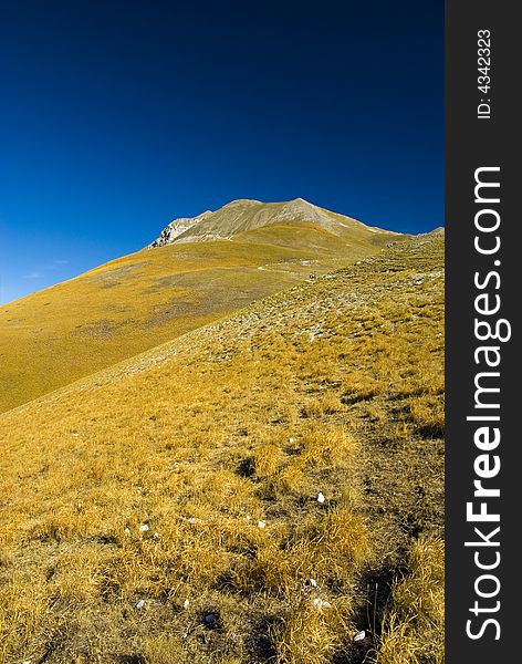 Mountain Monte Vettore - Italy