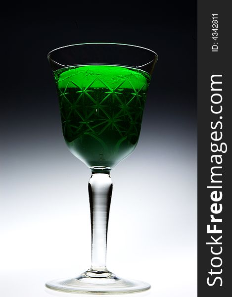 The Green Fairy in glass