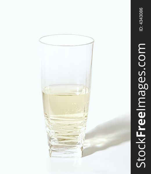 Wine glass isolated on white with clipping path