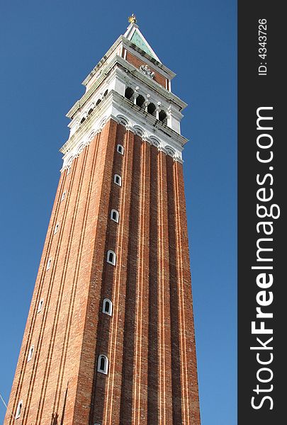 Tower in San Marco square in Venice. Tower in San Marco square in Venice