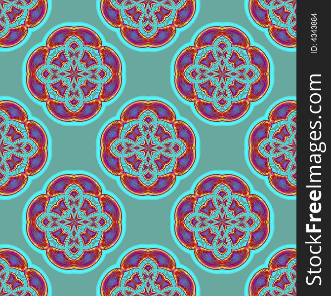 Abstract seamless repeat pattern