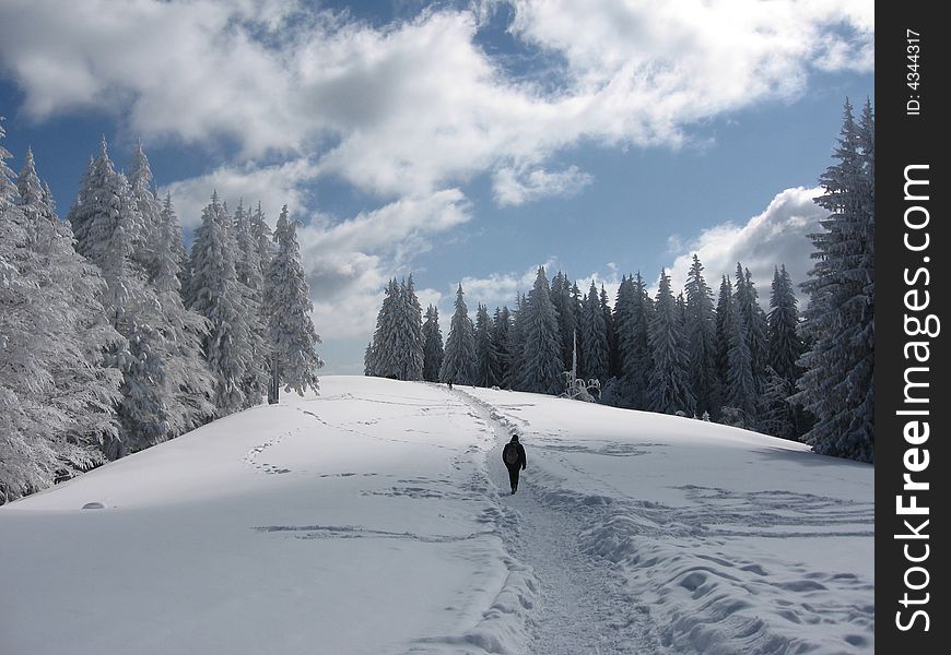 A trip on the romanian mountains. A trip on the romanian mountains