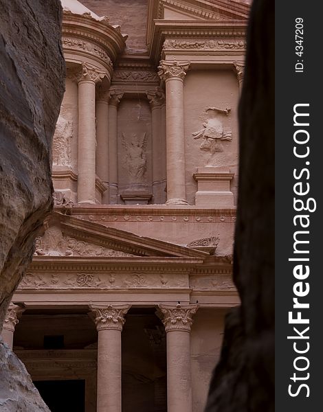 Treasury in ancient Petra, Jordan