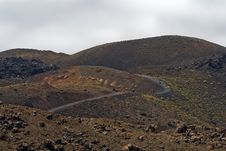 Nea Kameni Volcano Crater At Santorini Royalty Free Stock Photo Nea Kameni Volcano Crater At Santorini Royalty Free Stock Photo