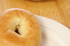 Plain Bagel Royalty Free Stock Photos Plain Bagel Royalty Free Stock Photos