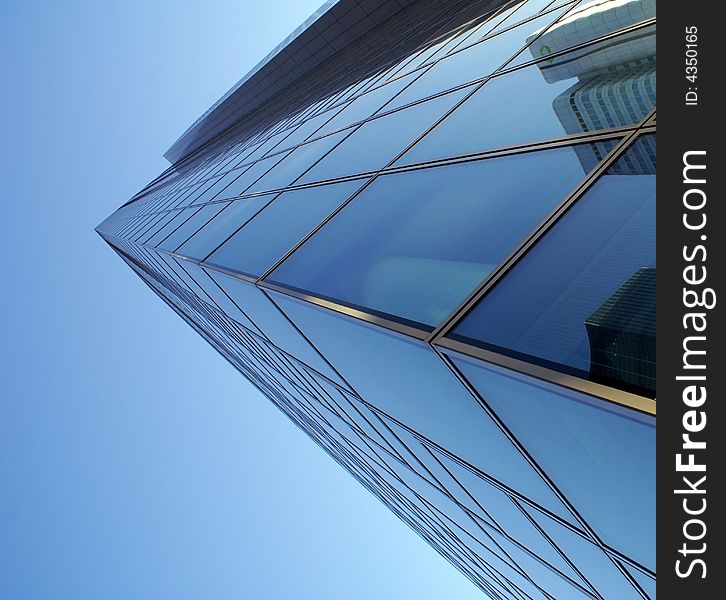 Steel & Glass skyscraper abstract picture. Steel & Glass skyscraper abstract picture