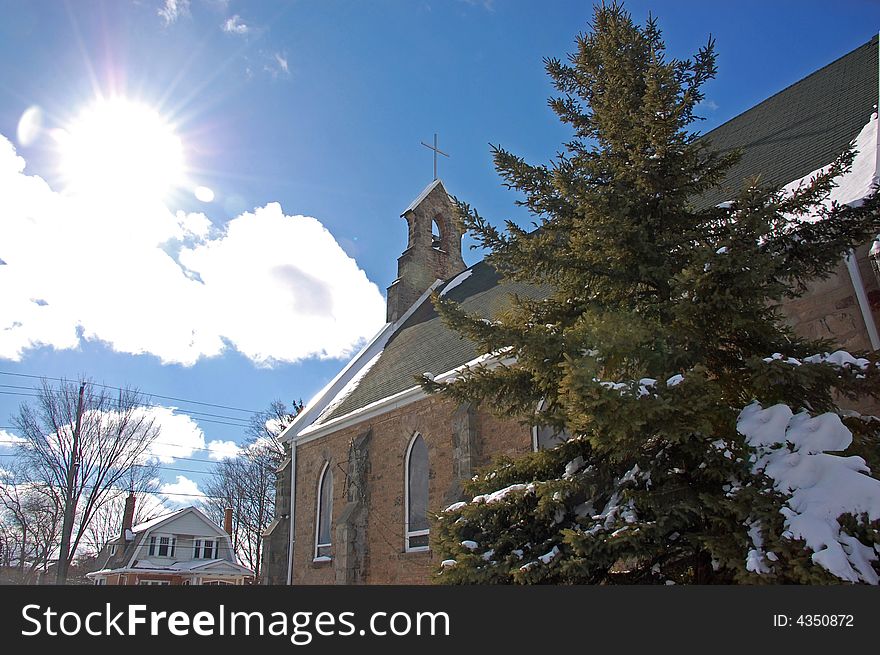 Roman Catholic Church in Southern, Ontario, built in 1840's. Roman Catholic Church in Southern, Ontario, built in 1840's.