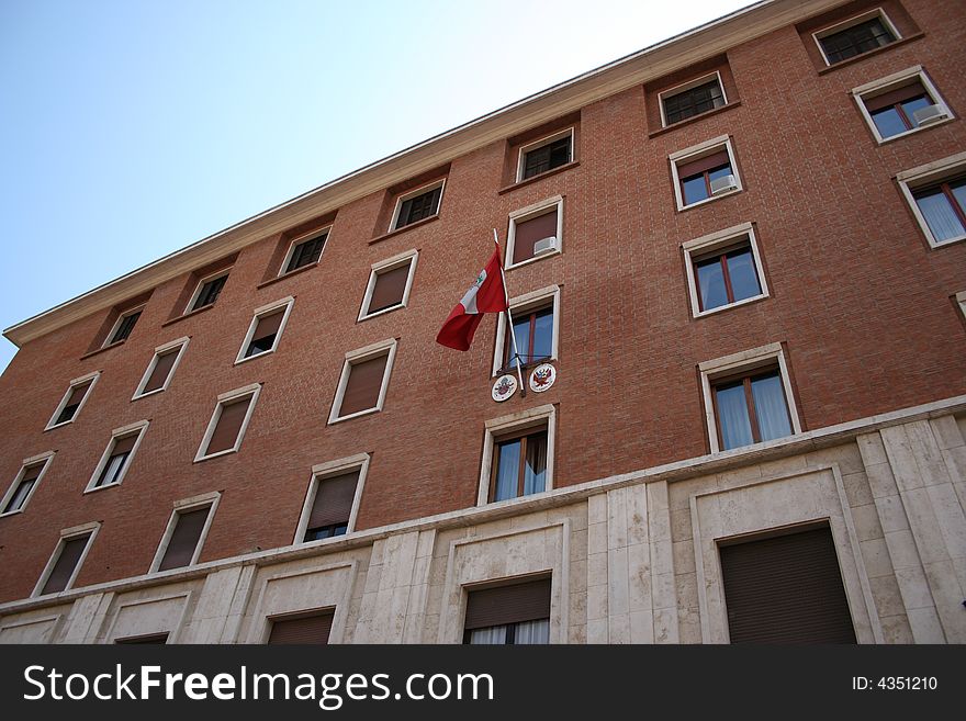 Rome-an official building( exterior)