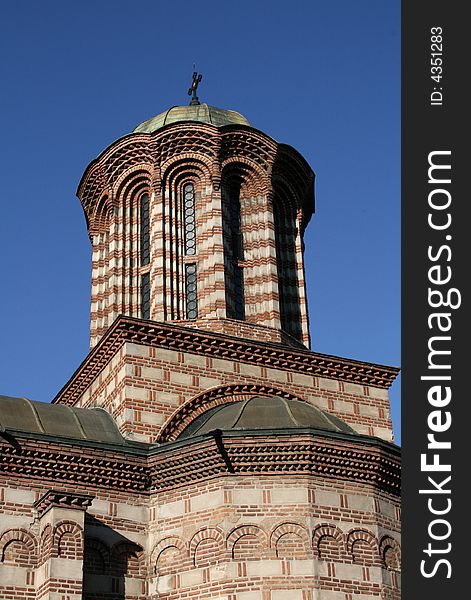 Christian orthodox church in Bucharest, Romania - historic monument