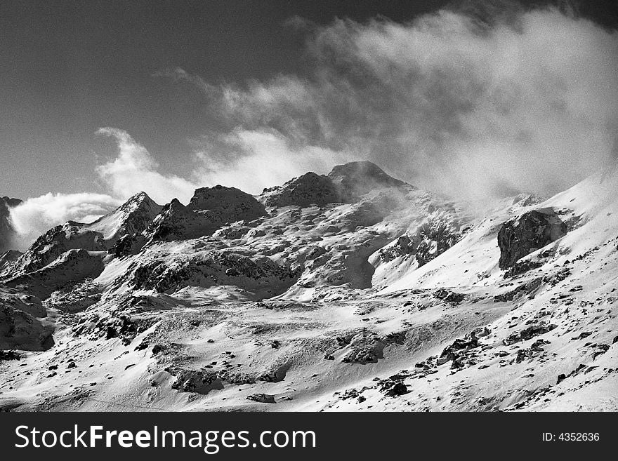 Snow top of the Swiss Alps. Snow top of the Swiss Alps