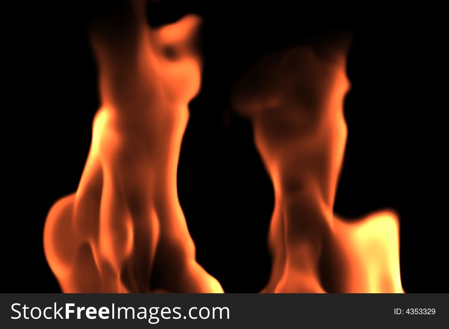 Close-up Of Fire And Flames