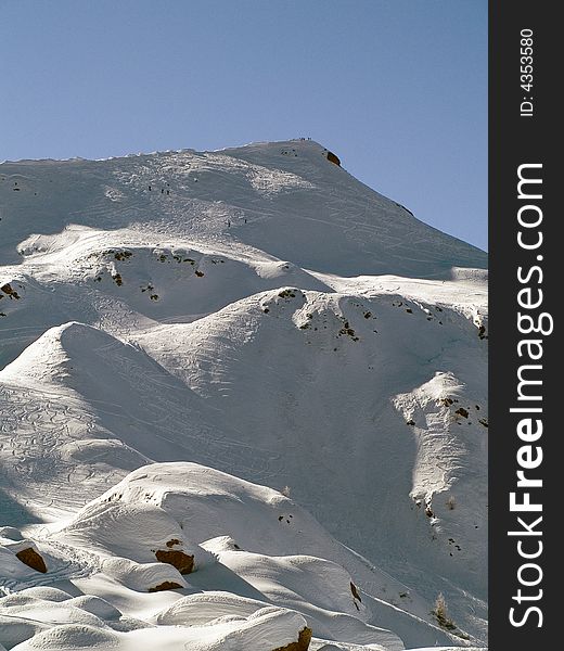 Snow top of the Swiss Alps. Snow top of the Swiss Alps