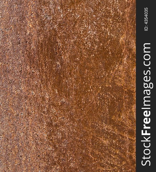 Rusted metal background as design element