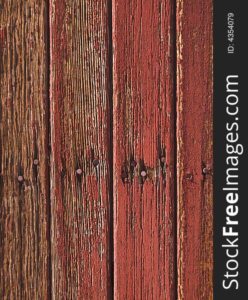 Texture of old wooden planks as background design element