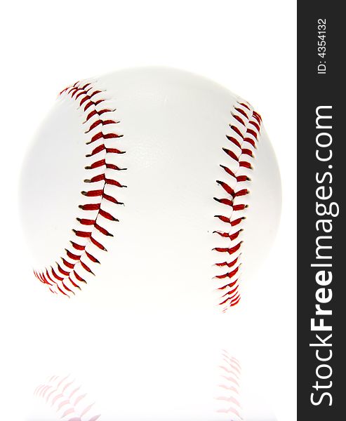 Baseball ball isolated on white background