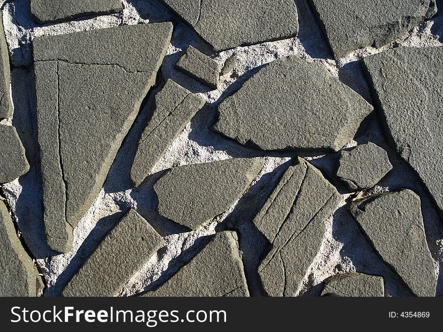 Stone texture with cement and shadows. Stone texture with cement and shadows.