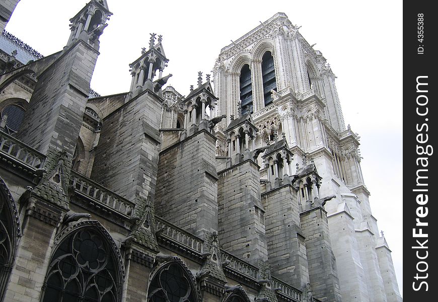 Beautiful church of the capital of france. Beautiful church of the capital of france