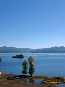 Lugu Lake, China Stock Image Lugu Lake, China Stock Image