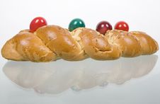 Easter Plaited Danish Pastry Stock Image