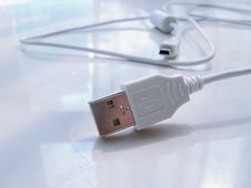 Usb Wire Head Royalty Free Stock Photo Usb Wire Head Royalty Free Stock Photo