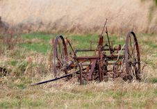Old Harvesting Equipment Royalty Free Stock Photos Old Harvesting Equipment Royalty Free Stock Photos